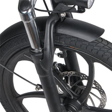 Charger l'image dans la galerie, SAMEBIKE 20LVXD30 de 20 pouces, batterie 10 Ah, Shimano 7 vitesses, moteur 350 W, vitesse maximale 35 km/h, éclairage avant LED en alliage d'aluminium, hauteurs réglables - Blanc ou noir