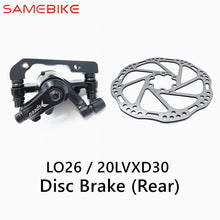 Load image into Gallery viewer, Original Front and Rear Disc Brake Parts for SAMEBIKE, Disc Brake Replacement, Electric Bike, E-Bike, 20LVXD30 and (V2), LO26