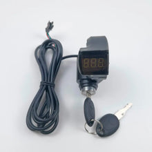 Laden Sie das Bild in den Galerie-Viewer, Kugoo Kirin M4 Pro Elektroroller Netzschalterschloss mit Schlüssel Zündungsvoltmeter
