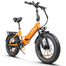 Load image into Gallery viewer, SAMEBIKE LOTDM200-II Folding Electric Bike, 750W Motor, 48V 13Ah Removable Battery, 20 x 4.0 Inch Fat Tire, 40km/h Max Speed, 80km Range, Dual Suspension System, Mechanical Disc Brakes