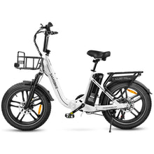Laden Sie das Bild in den Galerie-Viewer, SAMEBIKE C05 Pro Elektrofahrrad, 500 W Motor, 36 V 13 Ah Akku, 20 x 4 Zoll Reifen, Höchstgeschwindigkeit 35 km/h, maximale Reichweite 70 km, mechanische Scheibenbremsen, Shimano 7 Gänge