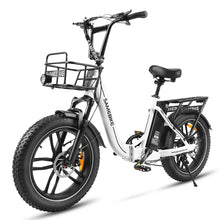 Laden Sie das Bild in den Galerie-Viewer, SAMEBIKE C05 Pro Elektrofahrrad, 500 W Motor, 36 V 13 Ah Akku, 20 x 4 Zoll Reifen, Höchstgeschwindigkeit 35 km/h, maximale Reichweite 70 km, mechanische Scheibenbremsen, Shimano 7 Gänge
