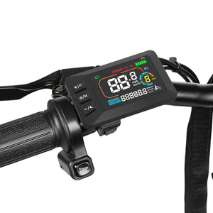 Vélo électrique pliable SAMEBIKE CY20, roue à rayons 20 x 2,35 pouces, moteur 350 W, batterie 36 V 12 Ah, vitesse maximale 32 km/h, autonomie maximale 80 km, double suspension, freins à disque mécaniques, Shimano 7 vitesses, écran LCD