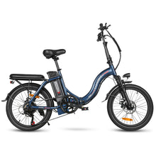 Charger l&#39;image dans la galerie, Vélo électrique pliable SAMEBIKE CY20, roue à rayons 20 x 2,35 pouces, moteur 350 W, batterie 36 V 12 Ah, vitesse maximale 32 km/h, autonomie maximale 80 km, double suspension, freins à disque mécaniques, Shimano 7 vitesses, écran LCD