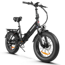 Load image into Gallery viewer, SAMEBIKE LOTDM200-II Folding Electric Bike, 750W Motor, 48V 13Ah Removable Battery, 20 x 4.0 Inch Fat Tire, 40km/h Max Speed, 80km Range, Dual Suspension System, Mechanical Disc Brakes
