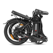 Charger l&#39;image dans la galerie, Vélo électrique pliable SAMEBIKE CY20, roue à rayons 20 x 2,35 pouces, moteur 350 W, batterie 36 V 12 Ah, vitesse maximale 32 km/h, autonomie maximale 80 km, double suspension, freins à disque mécaniques, Shimano 7 vitesses, écran LCD