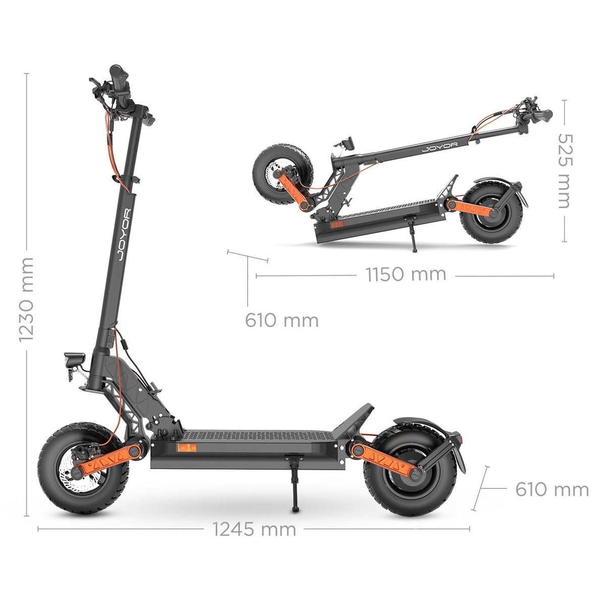 Joyor S5 ABE – Trottinette électrique • 500 W · 55 km d’autonomie annoncée – photo 4