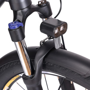 Eleglide C1 ST 27.5 inch Touring Bike with Ananda 250W Mid-Drive Motor, 14.5Ah Battery, 150km Max Range, Hydraulic Suspension &amp; Shimano 7-Speed ​​Hydraulic Disc Brakes - Black