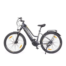 Load image into Gallery viewer, Eleglide C1 ST 27.5 inch Touring Bike with Ananda 250W Mid-Drive Motor, 14.5Ah Battery, 150km Max Range, Hydraulic Suspension &amp; Shimano 7-Speed ​​Hydraulic Disc Brakes - Black