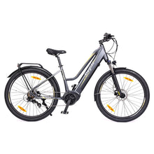 Load image into Gallery viewer, Eleglide C1 ST 27.5 inch Touring Bike with Ananda 250W Mid-Drive Motor, 14.5Ah Battery, 150km Max Range, Hydraulic Suspension &amp; Shimano 7-Speed ​​Hydraulic Disc Brakes - Black