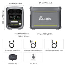 Charger l'image dans la galerie, FOSSiBOT F1800 – Station électrique portable 1 024 Wh | 1 800 W