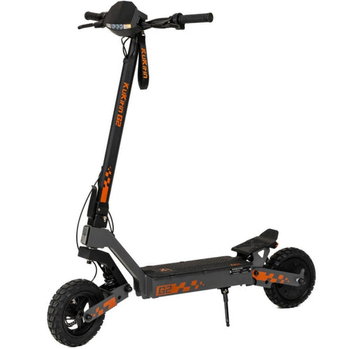 New model! Kukirin G2 Foldable Electric Scooter 800W Motor 48V 15Ah Battery 10-inch Tire 45km/h Max Speed ​​55km Range Touchscreen Display Disc Brake 7 Light system - Black