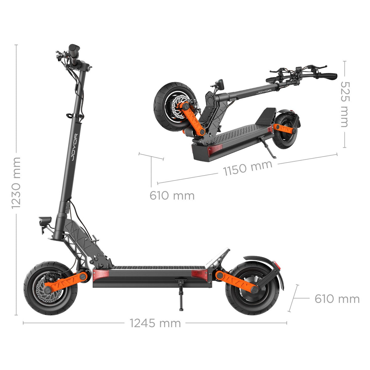 Joyor S-PRO DGT – Trottinette électrique • 1600 W (crête annoncée) · 90 km d’autonomie annoncée – photo 8