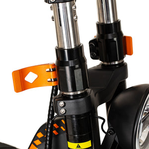 KuKirin G4 Max, 2*1600W Brushless Motor, 12 Inch Tires, 60V 35.2Ah Removable Battery, 95km Max Range, 86km/h Max Speed, Front and Rear Piston Oil Brake, IP54 Waterproof, 38 Degree Climb 8 Lights System - Black