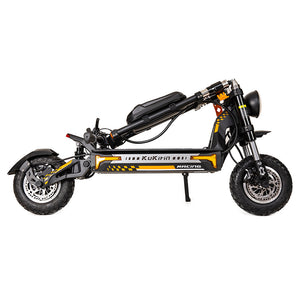 KuKirin G4 Max, 2*1600W Brushless Motor, 12 Inch Tires, 60V 35.2Ah Removable Battery, 95km Max Range, 86km/h Max Speed, Front and Rear Piston Oil Brake, IP54 Waterproof, 38 Degree Climb 8 Lights System - Black
