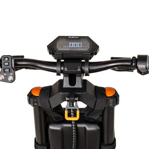 KuKirin G4 Max, 2*1600W Brushless Motor, 12 Inch Tires, 60V 35.2Ah Removable Battery, 95km Max Range, 86km/h Max Speed, Front and Rear Piston Oil Brake, IP54 Waterproof, 38 Degree Climb 8 Lights System - Black