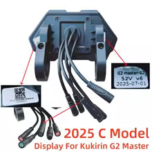 Load image into Gallery viewer, Écran LCD d'origine pour Scooter électrique Kukirin G2 Master, écran de tableau de bord principal