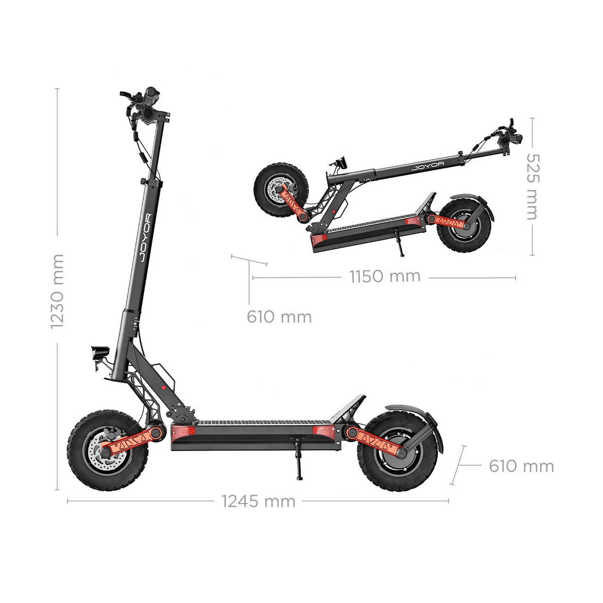 Joyor S10-S-Z – Trottinette électrique • 2000 W · 70 km d’autonomie annoncée – photo 9