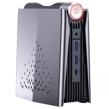 Load image into Gallery viewer, OUVIS AMR5 Mini PC, AMD Ryzen 7 5700U 8 Cores up to 4.3GHz, 16GB DDR4 512GB SSD, HDMI+DP+Type-C 4K 60Hz Triple Display, 4xUSB 3.0 1000Mbps LAN WiFi5 Bluetooth4.2, Windows 11 Pro, Auto/Silent Eco/Performance -EU