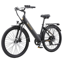 Laden Sie das Bild in den Galerie-Viewer, PURE UNICORN U2 Electric Bike, 750W Motor, 48V 12.8Ah Battery, 27.5 inch Tires, 45km/h Max Speed, 60km Range, Mechanical Disc Brakes, Front Suspension, Shimano 7-speed - Black