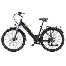 Laden Sie das Bild in den Galerie-Viewer, PURE UNICORN U2 Electric Bike, 750W Motor, 48V 12.8Ah Battery, 27.5 inch Tires, 45km/h Max Speed, 60km Range, Mechanical Disc Brakes, Front Suspension, Shimano 7-speed - Black