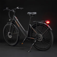 Laden Sie das Bild in den Galerie-Viewer, PURE UNICORN U2 Electric Bike, 750W Motor, 48V 12.8Ah Battery, 27.5 inch Tires, 45km/h Max Speed, 60km Range, Mechanical Disc Brakes, Front Suspension, Shimano 7-speed - Black