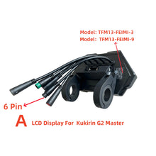 Load image into Gallery viewer, Écran LCD d'origine pour Scooter électrique Kukirin G2 Master, écran de tableau de bord principal