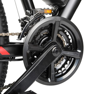Eleglide M2 ​​Electric Moped, 29" or 27.5" Wheel Size 250W Motor 36V 15Ah Battery Maximum Range 125km Hydraulic Disc Brakes LCD Display Smart App, Premium Suspension with Lockout, 24 Speed ​​- Black