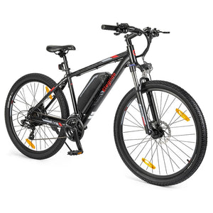 Eleglide M2 ​​Electric Moped, 29" or 27.5" Wheel Size 250W Motor 36V 15Ah Battery Maximum Range 125km Hydraulic Disc Brakes LCD Display Smart App, Premium Suspension with Lockout, 24 Speed ​​- Black