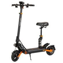 Laden Sie das Bild in den Galerie-Viewer, Neues Modell 2024 – G2 pro! KuKirin G2 Pro Adventurers Dream faltbarer Elektroroller 9,0 x 3,0 Zoll Luftreifen 600 W bürstenloser Motor 48 V 15 Ah Batterie Maximale Geschwindigkeit 45 km/h Maximale Reichweite 55 km LED-LCD-Display mit Sitz – Schwarz 
