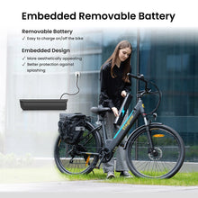 Charger l&#39;image dans la galerie, Vélo électrique Eleglide T2, moteur de 250 W, batterie 36V 13Ah, 27,5 * 2,1 pouces de pneu, vitesse maximale de 25 km / h, plage maximale de 100 km, freins à disque hydraulique, fourche de suspension avec lock-out