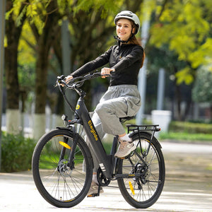 Vélo électrique Eleglide T2, moteur de 250 W, batterie 36V 13Ah, 27,5 * 2,1 pouces de pneu, vitesse maximale de 25 km / h, plage maximale de 100 km, freins à disque hydraulique, fourche de suspension avec lock-out