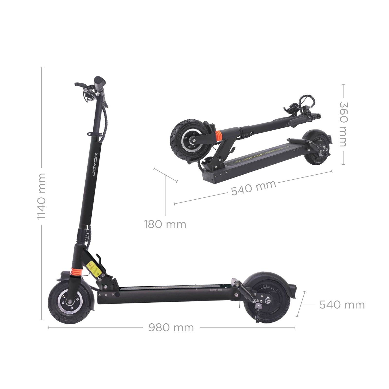 Joyor F5 – Trottinette électrique • 500 W · 38 km d’autonomie annoncée – photo 2
