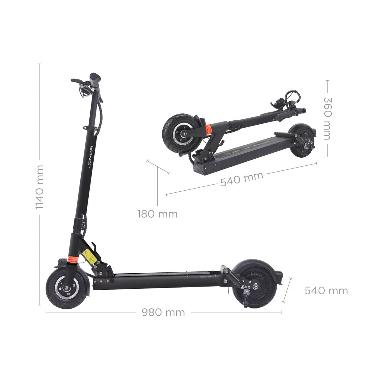 Joyor F5 – Trottinette électrique • 500 W · 38 km d’autonomie annoncée – photo 2
