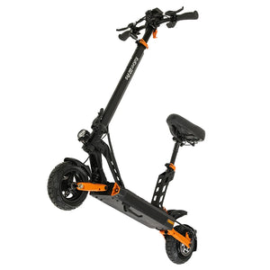 Neues Modell 2024 – G2 pro! KuKirin G2 Pro Adventurers Dream faltbarer Elektroroller 9,0 x 3,0 Zoll Luftreifen 600 W bürstenloser Motor 48 V 15 Ah Batterie Maximale Geschwindigkeit 45 km/h Maximale Reichweite 55 km LED-LCD-Display mit Sitz – Schwarz 
