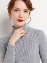 Charger l&#39;image dans la galerie, Femme - Pull à col roulé pour femme, pulls doux, automne et hiver 2024