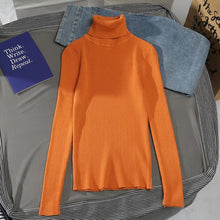 Charger l&#39;image dans la galerie, Femme - Pull à col roulé pour femme, pulls doux, automne et hiver 2024