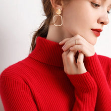 Charger l&#39;image dans la galerie, Femme - Pull à col roulé pour femme, pulls doux, automne et hiver 2024