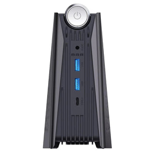 OUVIS AMR5 Mini PC, AMD Ryzen 7 5700U 8 Cores up to 4.3GHz, 16GB DDR4 512GB SSD, HDMI+DP+Type-C 4K 60Hz Triple Display, 4xUSB 3.0 1000Mbps LAN WiFi5 Bluetooth4.2, Windows 11 Pro, Auto/Silent Eco/Performance -EU