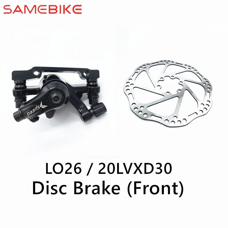 Pièces de frein à disque avant et arrière d'origine pour SAMEBIKE, remplacement de frein à disque, vélo électrique, vélo électrique, 20LVXD30 et (V2), LO26 - Kukirin Officiel