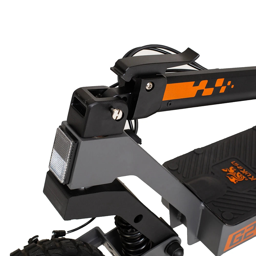 Neues Modell! Kukirin G2 faltbarer Elektroroller, 800-W-Motor, 48-V-15-Ah-Batterie, 10-Zoll-Reifen, 45 km/h Höchstgeschwindigkeit, 55 km Reichweite, Touchscreen-Display, Scheibenbremse, 7-Licht-System – Schwarz