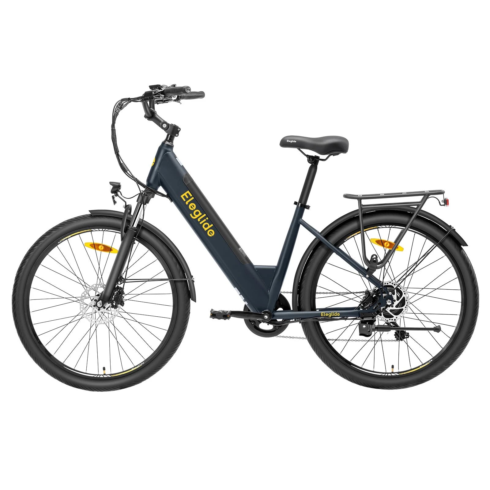 Vélo électrique Eleglide T2, moteur de 250 W, batterie 36V 13Ah, 27,5 * 2,1 pouces de pneu, vitesse maximale de 25 km / h, plage maximale de 100 km, freins à disque hydraulique, fourche de suspension avec lock - out - Kukirin Officiel
