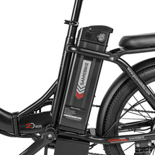 Charger l&#39;image dans la galerie, Vélo électrique pliable SAMEBIKE CY20, roue à rayons 20 x 2,35 pouces, moteur 350 W, batterie 36 V 12 Ah, vitesse maximale 32 km/h, autonomie maximale 80 km, double suspension, freins à disque mécaniques, Shimano 7 vitesses, écran LCD - Kukirin Officiel
