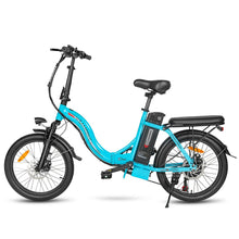 Charger l&#39;image dans la galerie, Vélo électrique pliable SAMEBIKE CY20, roue à rayons 20 x 2,35 pouces, moteur 350 W, batterie 36 V 12 Ah, vitesse maximale 32 km/h, autonomie maximale 80 km, double suspension, freins à disque mécaniques, Shimano 7 vitesses, écran LCD - Kukirin Officiel