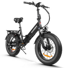 Charger l&#39;image dans la galerie, Vélo électrique pliable SAMEBIKE LOTDM200 - II, moteur 750 W, batterie amovible 48 V 13 Ah, gros pneu 20 x 4,0 pouces, vitesse maximale 40 km/h, autonomie 80 km, système de suspension double, freins à disque mécaniques - Kukirin Officiel