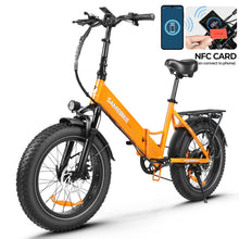 Charger l&#39;image dans la galerie, Vélo électrique pliable SAMEBIKE LOTDM200 - II, moteur 750 W, batterie amovible 48 V 13 Ah, gros pneu 20 x 4,0 pouces, vitesse maximale 40 km/h, autonomie 80 km, système de suspension double, freins à disque mécaniques - Kukirin Officiel