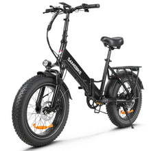 Charger l&#39;image dans la galerie, Vélo électrique pliable SAMEBIKE LOTDM200 - II, moteur 750 W, batterie amovible 48 V 13 Ah, gros pneu 20 x 4,0 pouces, vitesse maximale 40 km/h, autonomie 80 km, système de suspension double, freins à disque mécaniques - Kukirin Officiel