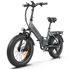 Charger l&#39;image dans la galerie, Vélo électrique pliable SAMEBIKE LOTDM200 - II, moteur 750 W, batterie amovible 48 V 13 Ah, gros pneu 20 x 4,0 pouces, vitesse maximale 40 km/h, autonomie 80 km, système de suspension double, freins à disque mécaniques - Kukirin Officiel