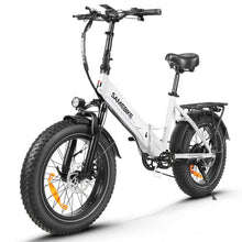 Charger l&#39;image dans la galerie, Vélo électrique pliable SAMEBIKE LOTDM200 - II, moteur 750 W, batterie amovible 48 V 13 Ah, gros pneu 20 x 4,0 pouces, vitesse maximale 40 km/h, autonomie 80 km, système de suspension double, freins à disque mécaniques - Kukirin Officiel