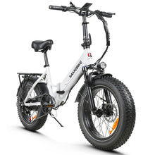 Charger l&#39;image dans la galerie, Vélo électrique pliable SAMEBIKE LOTDM200 - II, moteur 750 W, batterie amovible 48 V 13 Ah, gros pneu 20 x 4,0 pouces, vitesse maximale 40 km/h, autonomie 80 km, système de suspension double, freins à disque mécaniques - Kukirin Officiel
